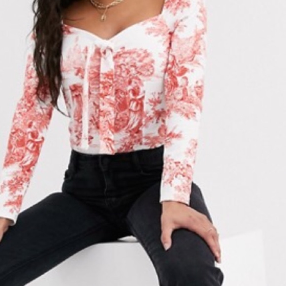 Regal Cute print bodysuit